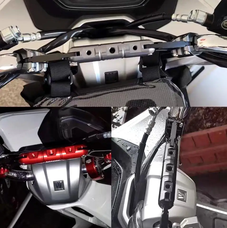 For Honda PCX 125 150 160 PCX125 PCX150 PCX160 Motorcycle Crossbar Handlebar Extender Balance Bracket Phone Holder Storage Bag