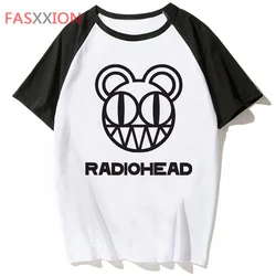 Radiohead top tees t shirt men 2022 kawaii print harajuku kawaii t-shirt clothes tumblr streetwear