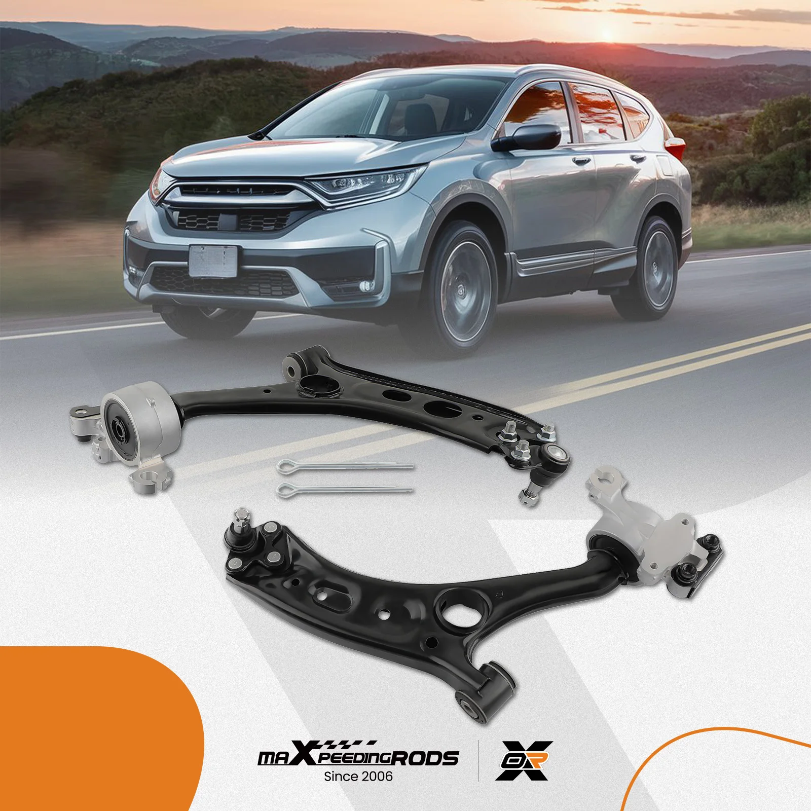 Front Lower Control Arms Left & Right for 2017-2020 2021 Honda CR-V Hybrid LX EX