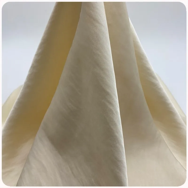 

Airflow acetic acid wrinkle-drape heavy polyester fabric 200G obvious wrinkle-like dress and shirt fashion