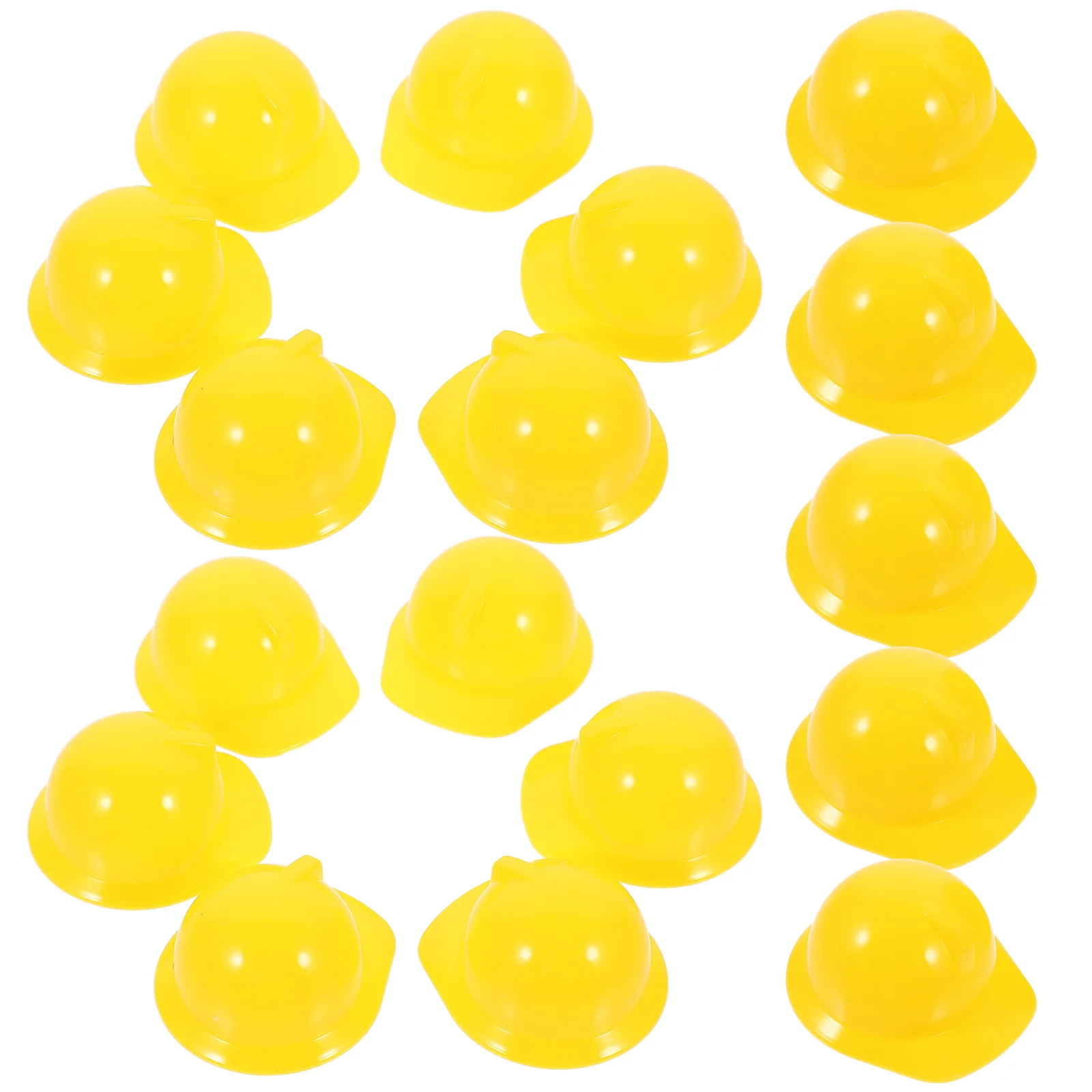 20 Pcs Pet Hat Small Chickens Helmets Hard Accessories Mini Plastic Bird Safety Child Toy