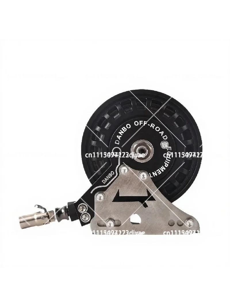 Compact Auto Rewind Hose Reel, Spring Retractable Water Storage for Outdoor Garden