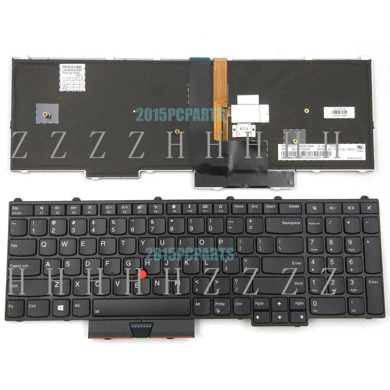 

Новая оригинальная клавиатура для Lenovo Thinkpad P51 P70 с подсветкой (US-раскладка)