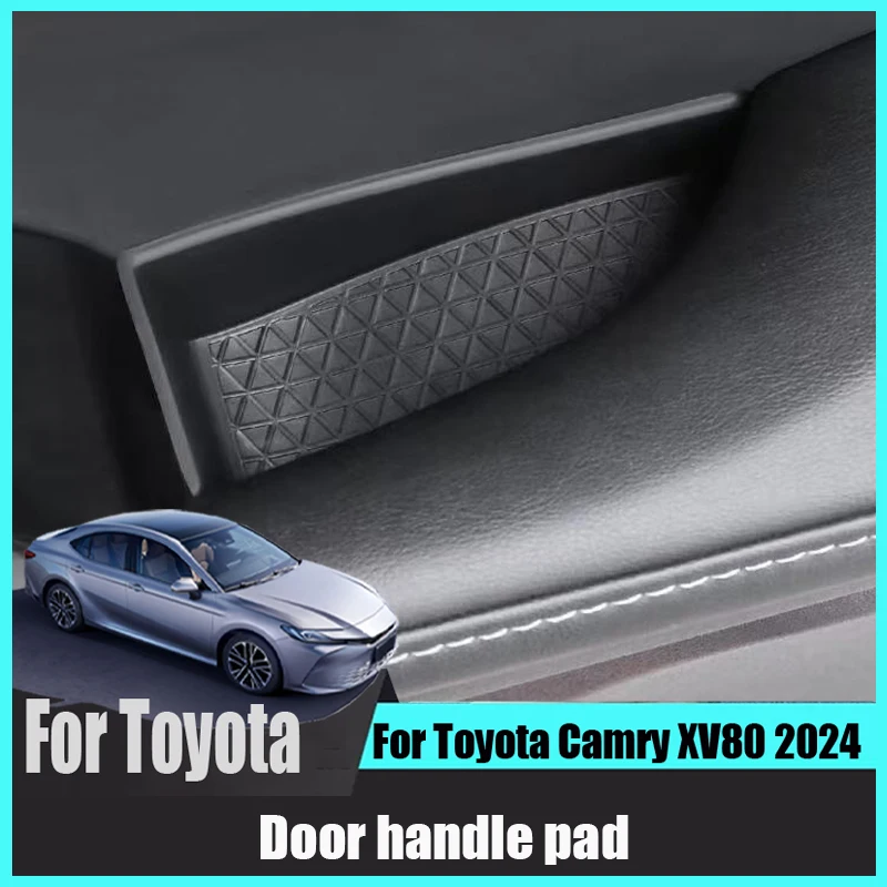 For Toyota Camry XV80 2024 TPE Interior door handle pad Rear cup holder cushion Anti pollution and dirt prevention interior