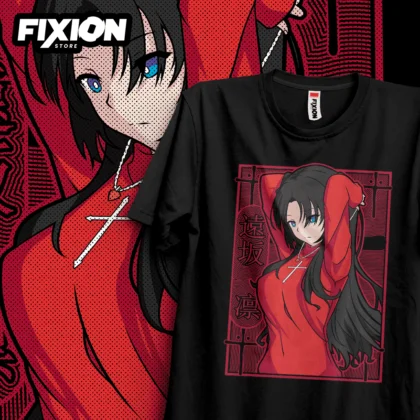 Fate – Rin  AG#01 T-Shirt cotton shirt