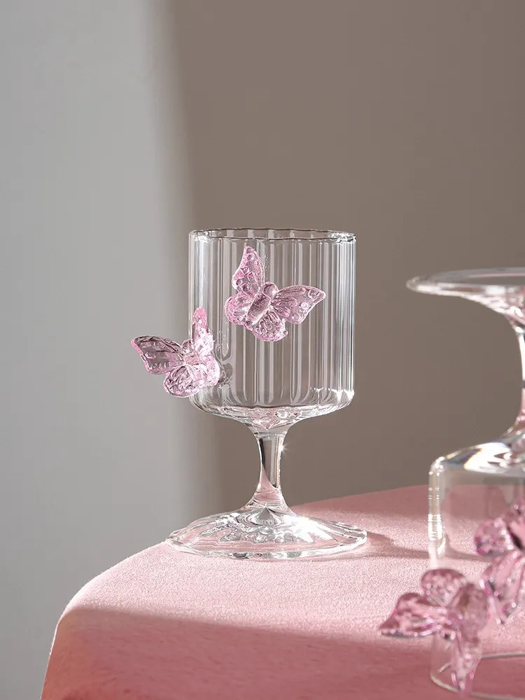 

Creative Butterfly Goblet Wine Glass Cocktail Cup Home Beer Glass High Beauty Gifts For Wedding Party Decoration