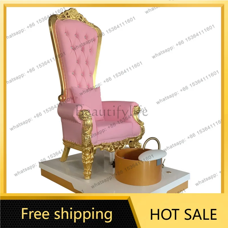Factory Direct Sales Electric Foot Massage Sofa Chair Surf Spa Stool with Basin Foot Chair Multifunctional