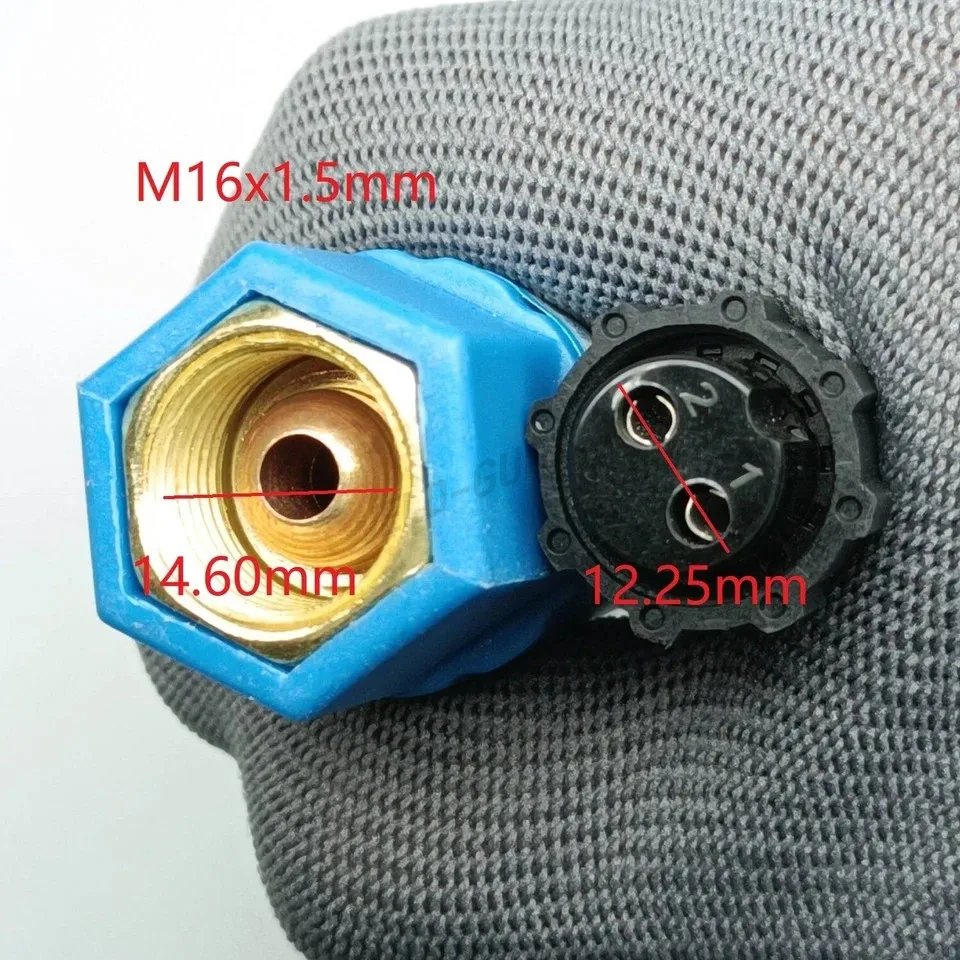 Suitable for Eastwood TIG200 welding machine 2-pin silicone TIG flashlight 5-meter 16 foot 200A air cooling-