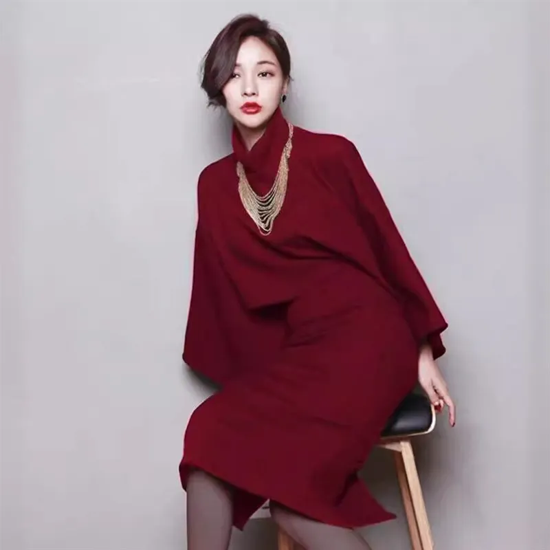 Faionable-Conjunto de falda y Top ajustado para mujer, traje coreano Sle de invierno, conjunto de dos piezas, adecuado para caminar Ci, novedad