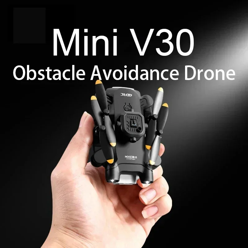 DIXSG V30 Mini Drone 8K HD Omnidirectional Obstacle Avoidance Professtional Aerial Photography GPS WIFI Portable 4DRC UAV