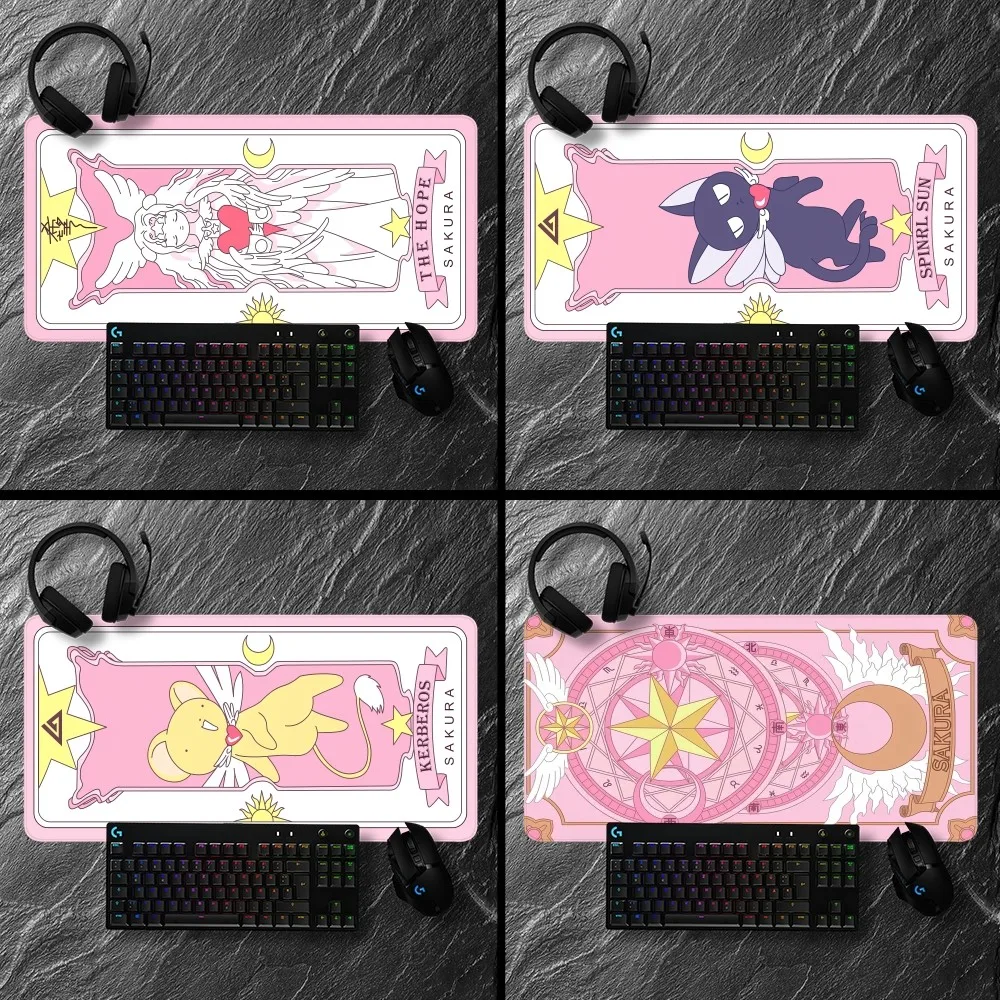 BiliBili Anime Cardcaptor Sakura Mousepad Non-slip Lockedge Office Student Gaming Thickened Large Writing Pad Cushion