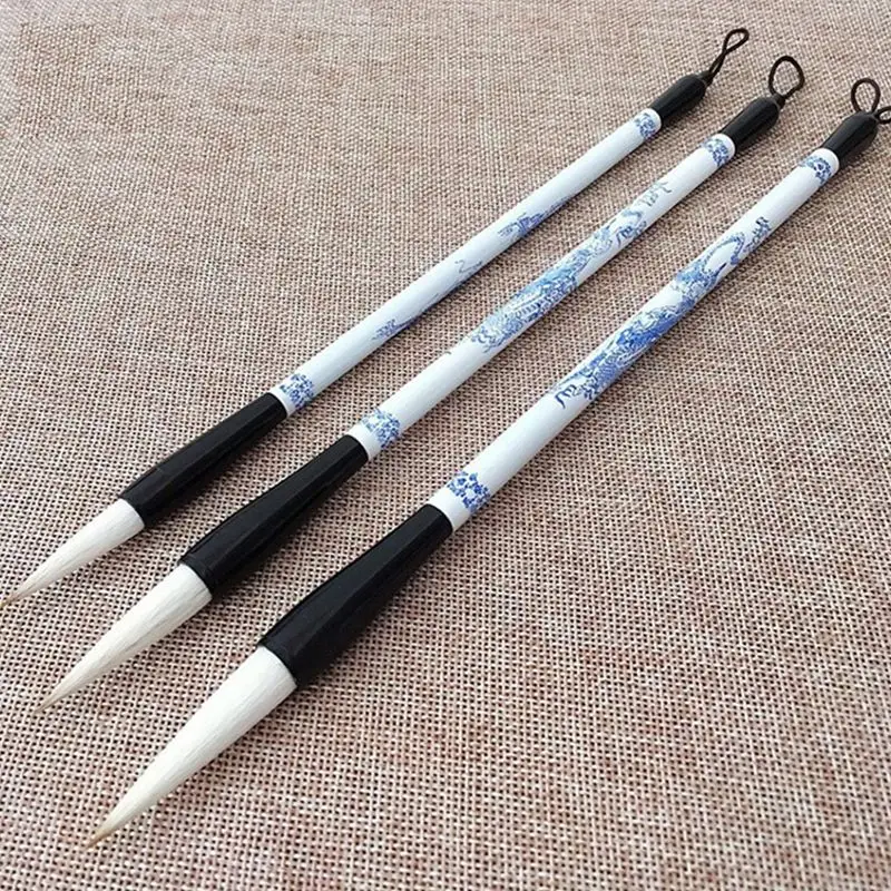 3pcs Set S/M/L Calligraphy Brush Artist Watercolor Soft Hair Painting Pen Tool School Office Supplies Student Stationery Gift