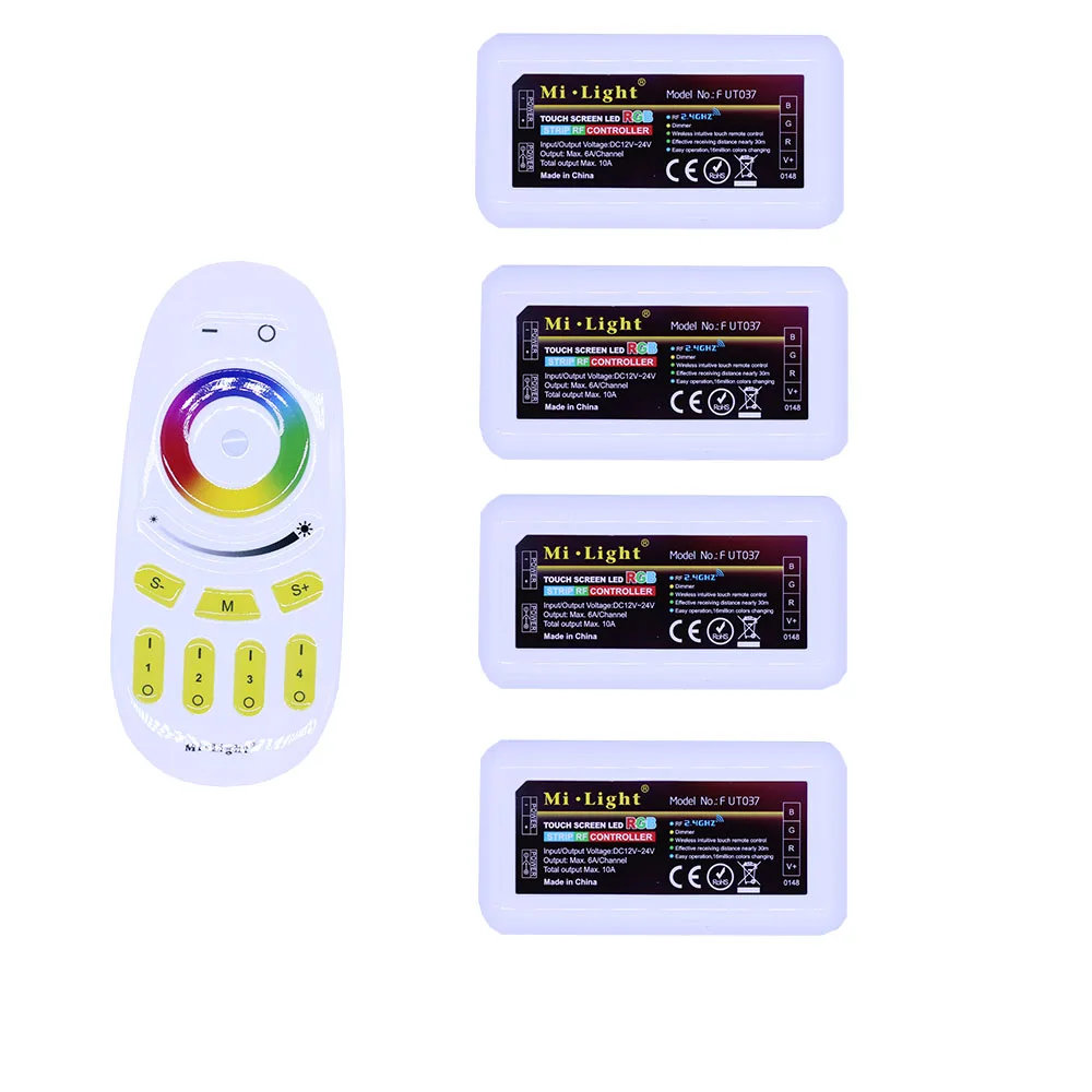 Miboxer FUT035 FUT036 FUT037 FUT038 FUT039 2.4G LED Controller Dimmer For Single Color CCT RGB RGBW RGB+CCT Strip Tape Light