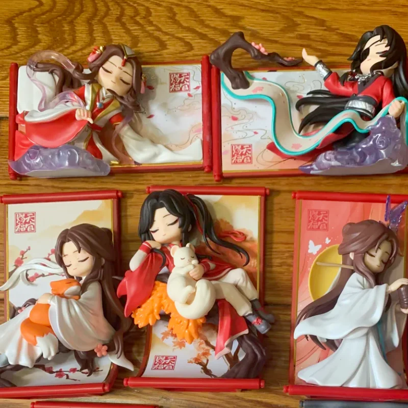 Genuine Heaven Official'S Blessing Series Blind Box Figures Ornaments Trendy Toys Anime Peripheral Fridge Magnets Cute Gift view 2