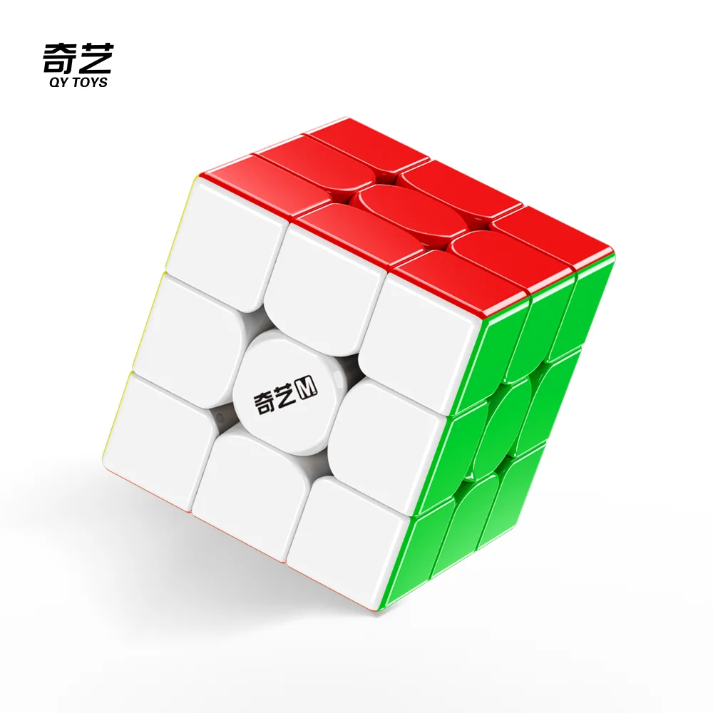 QiYi Warrior M 2025 أحدث Speedcube 3x3x3 بدون ملصقات سرعة المكعب السحري WarriorS Cubo Magico مكعبات ألغاز احترافية ألعاب