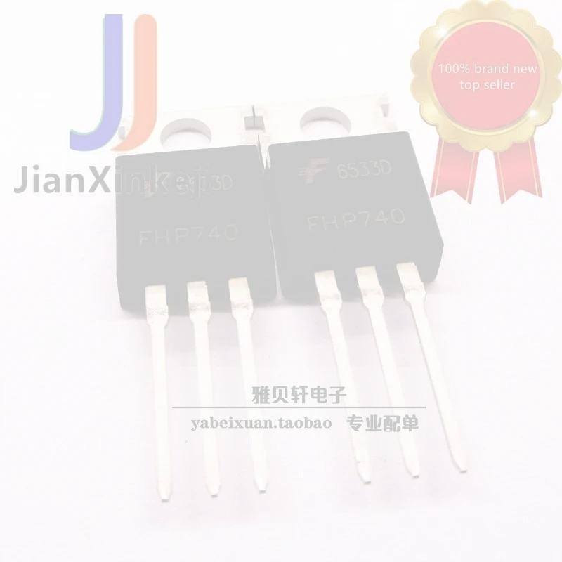 10pcs 100% orginal new FHP740 N-channel 10A/400V MOS tube field effect TO-220 can replace IRF740 connection