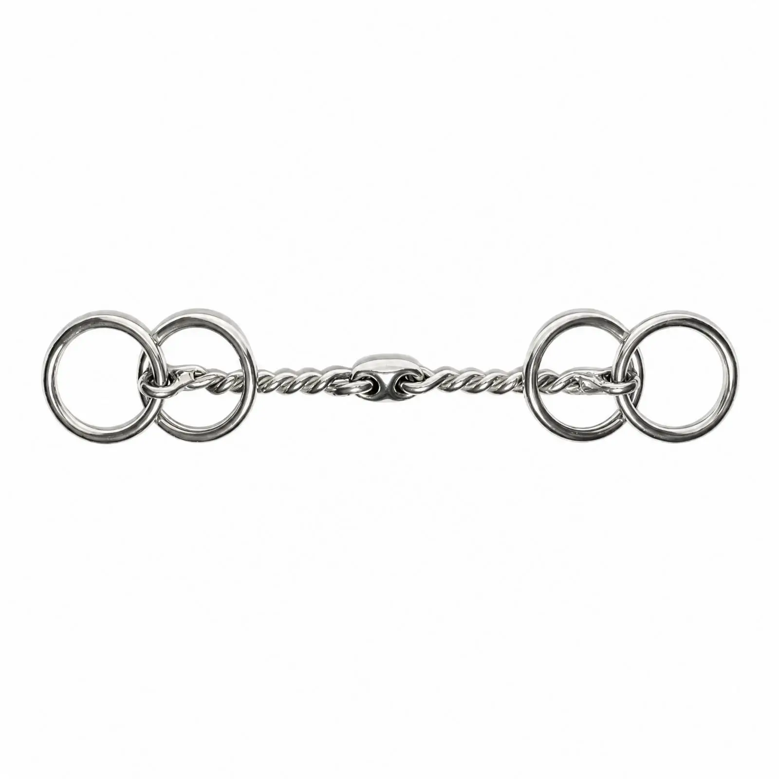 Multi Circular Horse Bit Snaffle for Horse Headgear Equestrian Supplies Arena Riding Stable Use