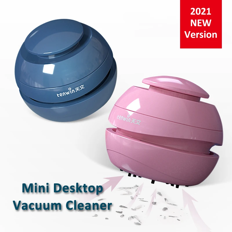 Tenwin Portable MIni Desktop Vacuum Cleaner Office classroom For School Office Home Desk Dust