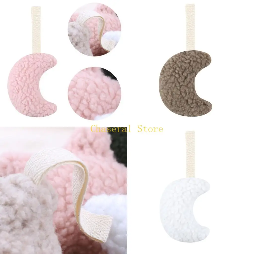

E7CE Baby Pacifier Chain Pendation Plush Moon Thette Thette Decoration