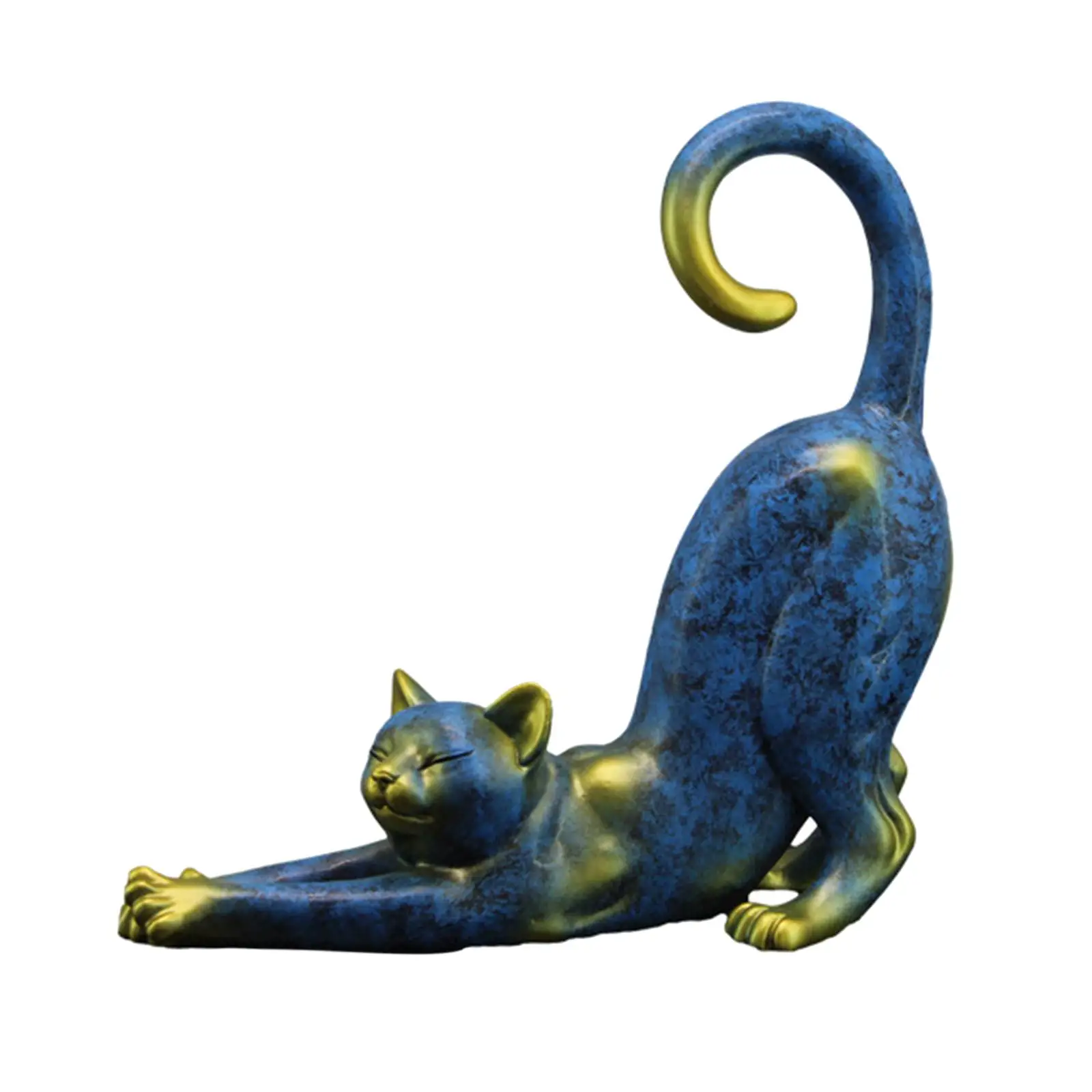 Elegant Cat Sculpture for Home Decor - Graceful Feline Figurine