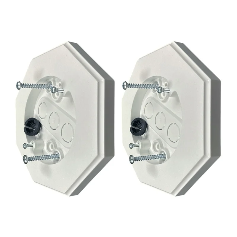 

BAAR-2Pcs 8161 Монтажный блок для наружного вертикального сайдинга, кронштейн для наружной монтажной пластины, гладкая плоская со встроенной коробкой