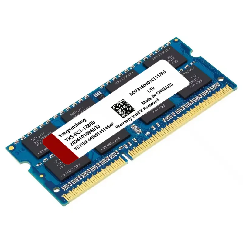 Mémoire DDR3 2 Go 4 Go 1066 Z 1333 successifs Z 10600 successifs Z RAM PC3-8500S 1.5 S 1600 V 204pin Ordinateur portable RAM Mémoire PC3-12800S DDR3 8 Go Z RAM successive