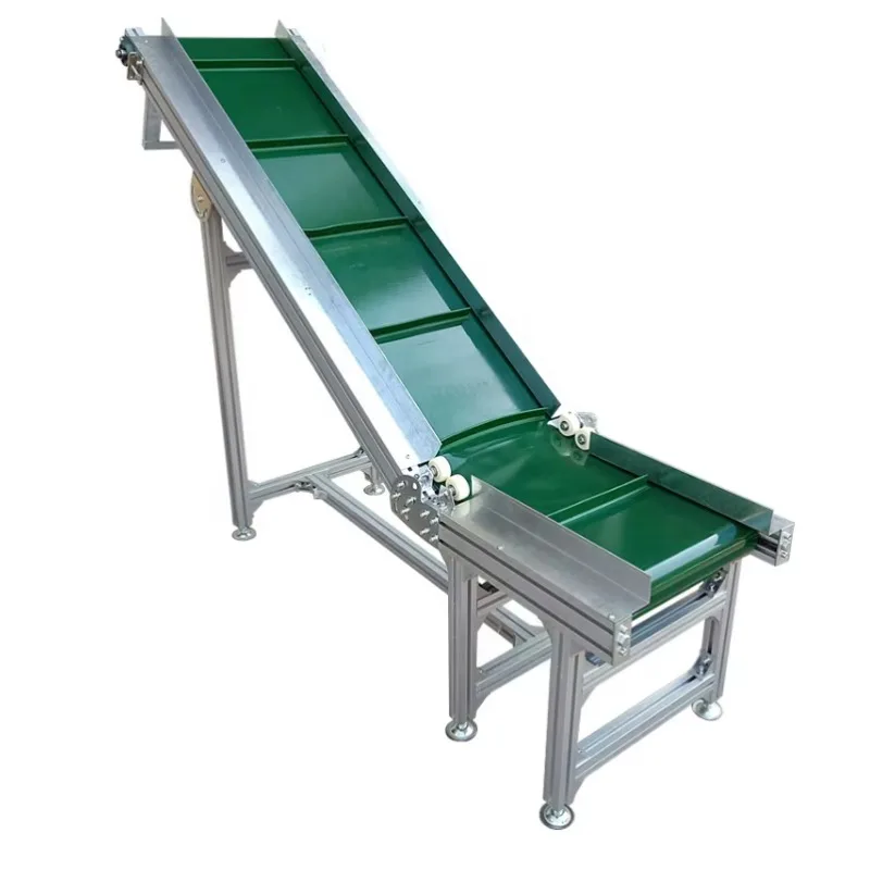 

Factory Customization PVC Green Flat Belt Conveyor System Design Food Grade Belt Conveyor With The Certificate Of Origin