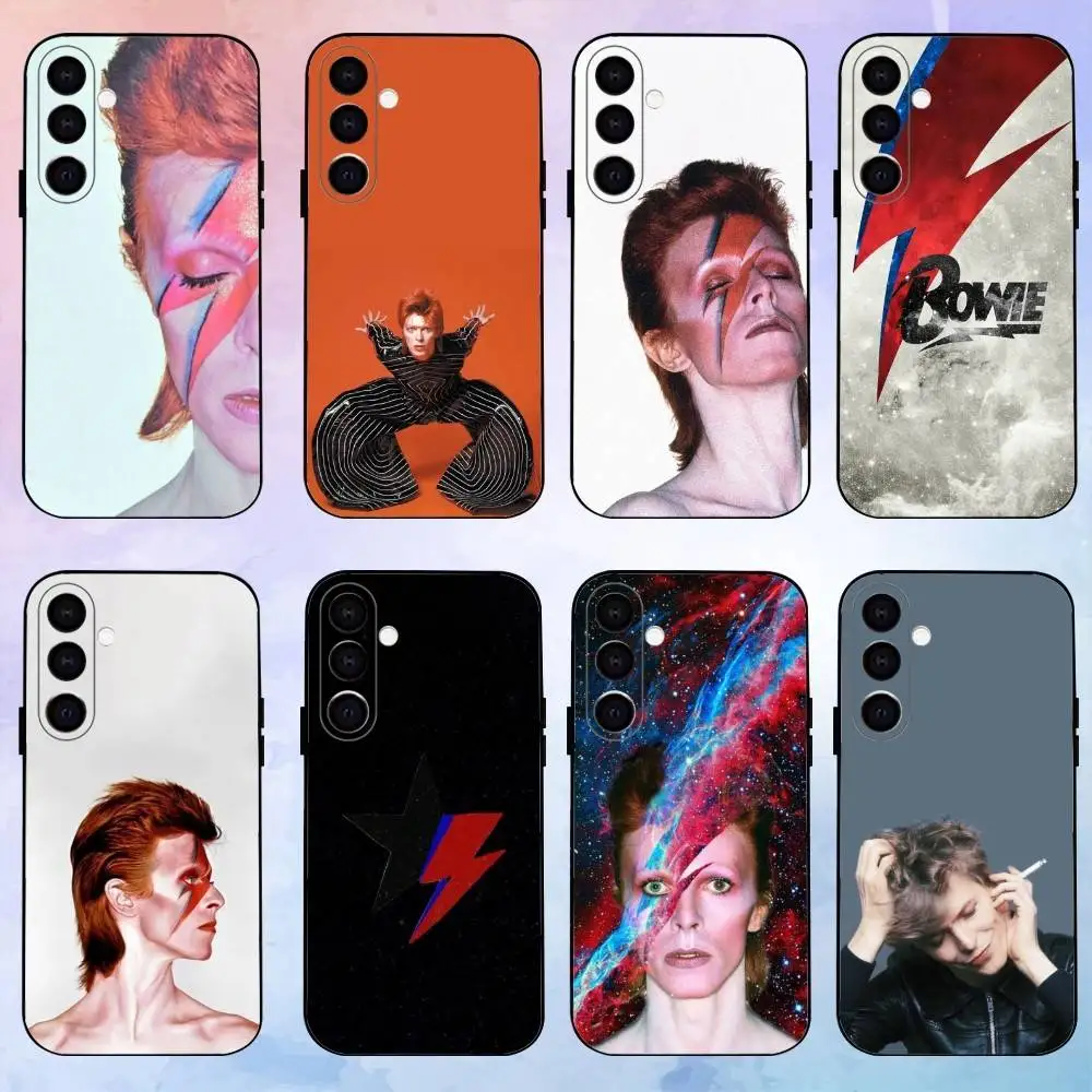 

D-David B-Bowie Singer Phone Case For Samsung Galaxy A73,A72,A71,A70,A53,A52,A51,Others Soft Black Shell