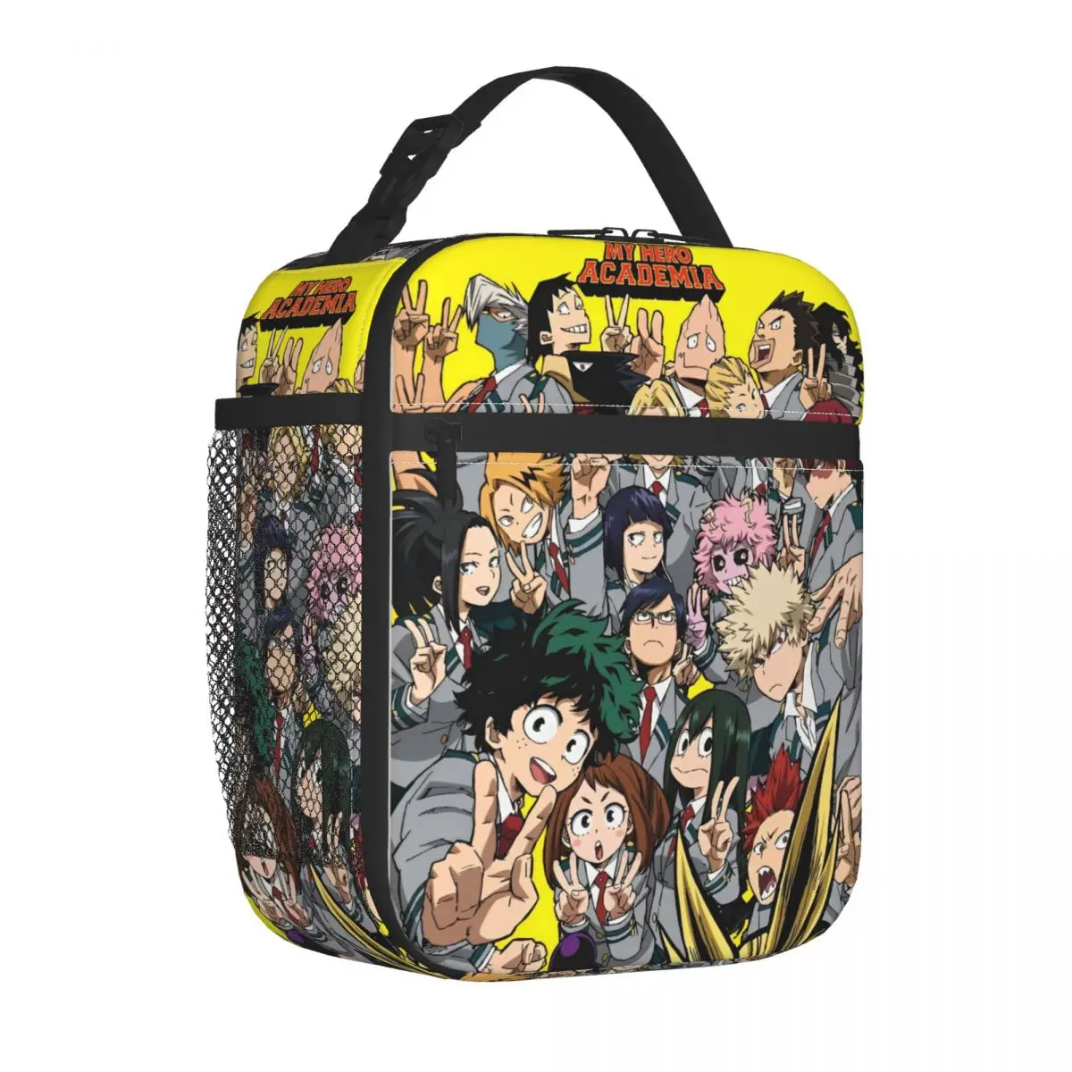 

Trends My Hero Academia Insulated Lunch Bag Cooler Bag Lunch Container High Capacity Tote Lunch Box Bento Pouch Picnic