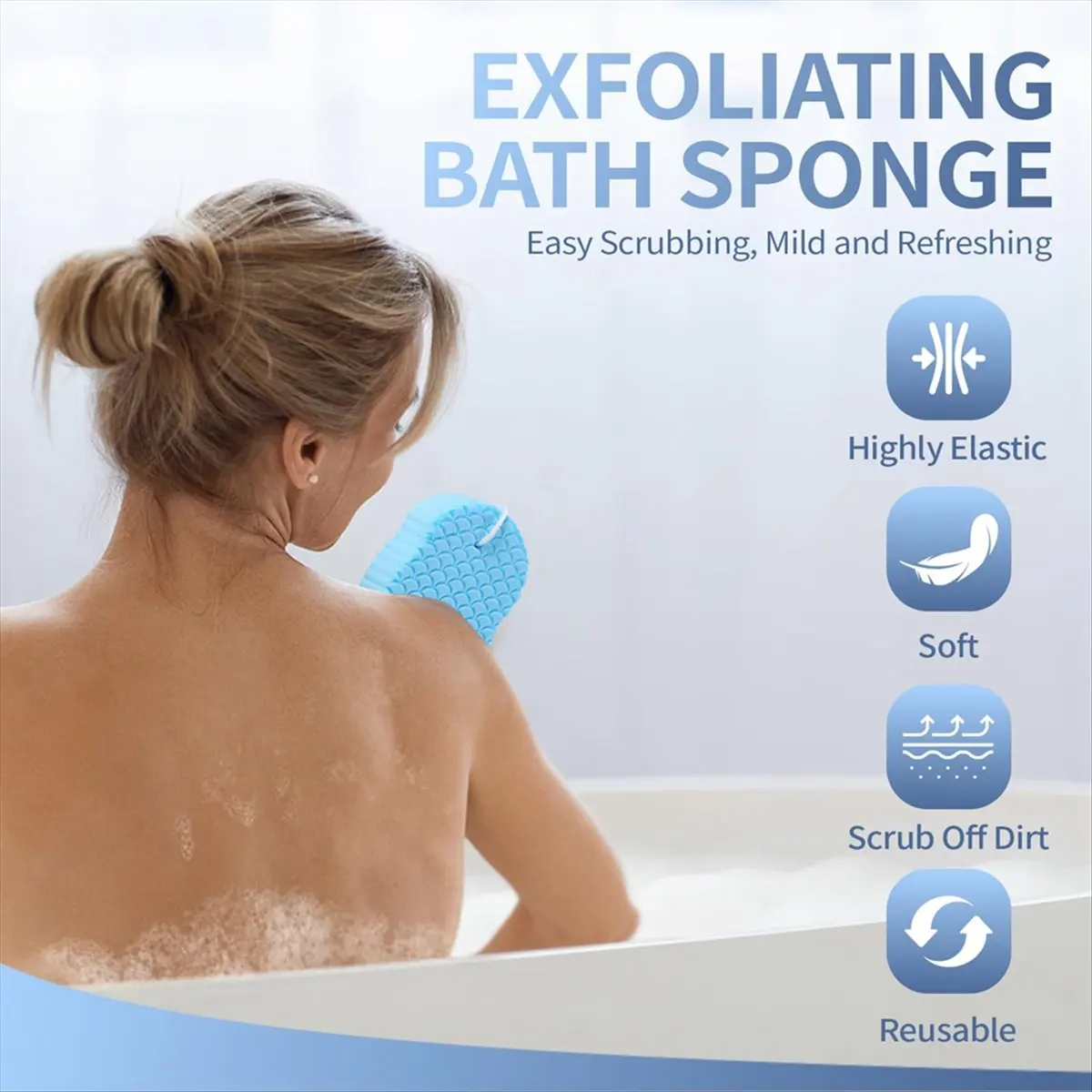New Magic Exfoliating , Extra Soft Exfoliating , Removes Dead Skin, Reusable 4pcs