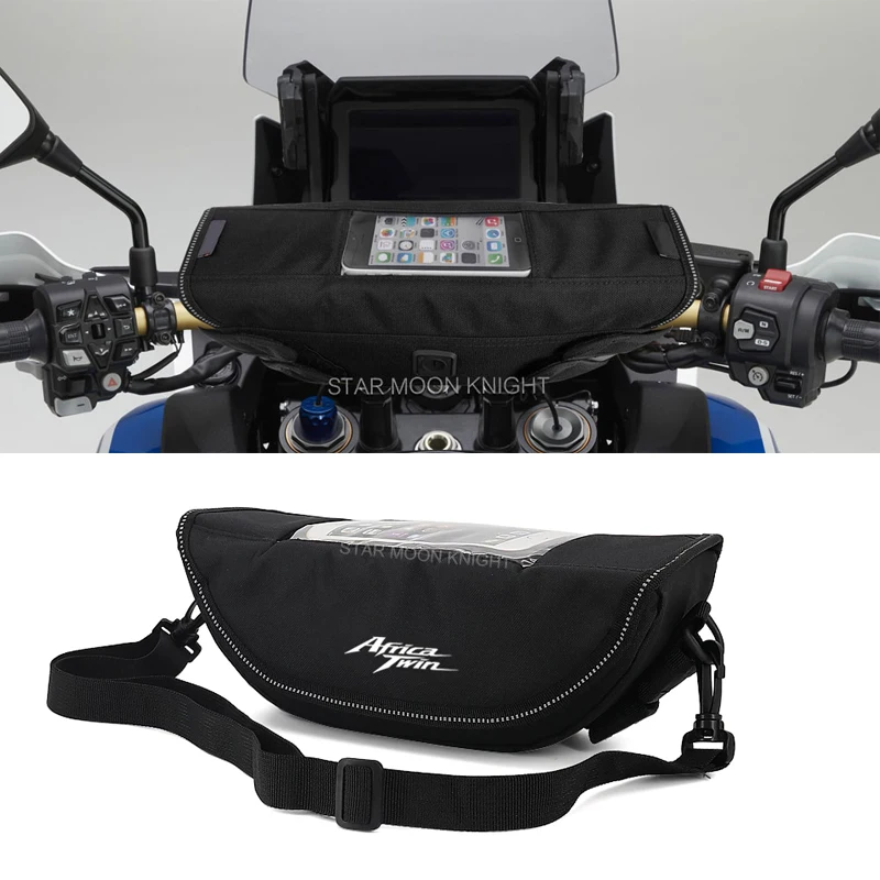 Handlebar Bag For HONDA Africa Twin 1100 CRF 1000 L CRF1100L CRF1000L Adventure Sport Motorcycle Steering Wheel Navigation Bag