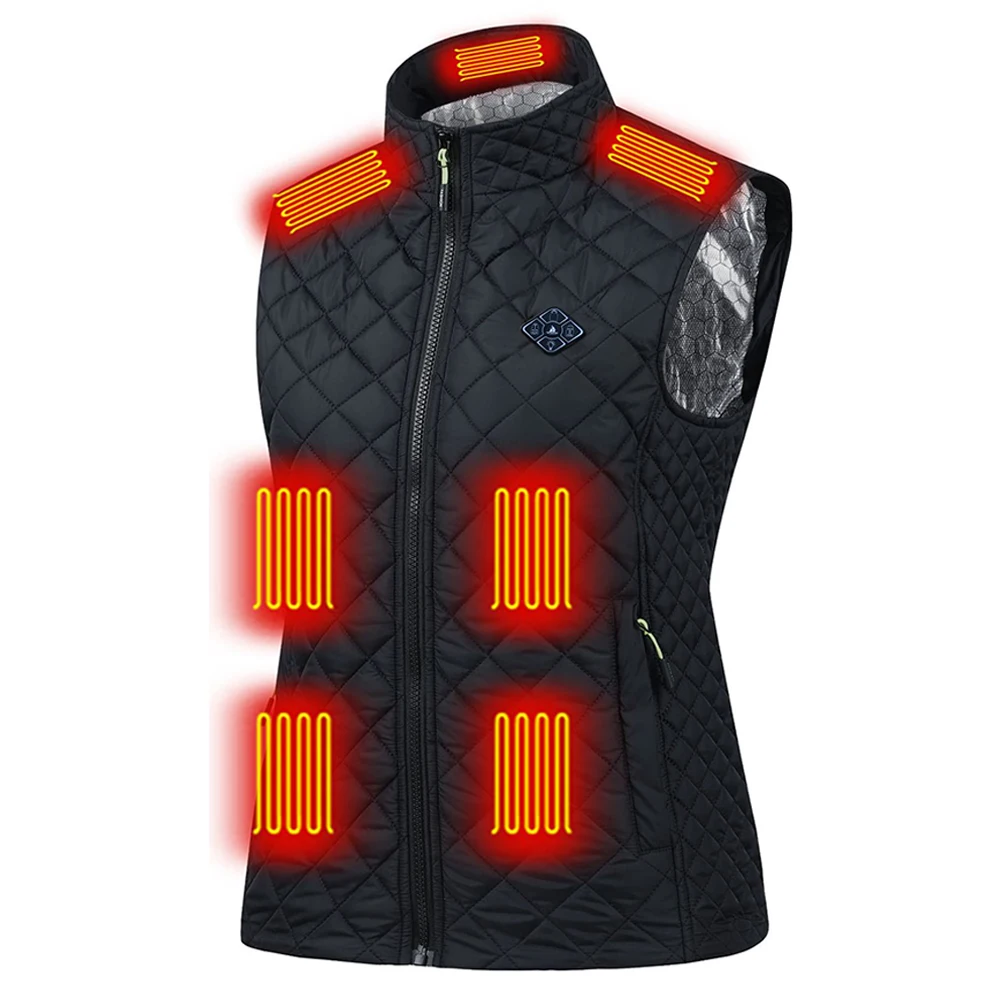 21 Heating Zones USB Heated Vest Winter Electric Heated Jackets Waistcoat for Women