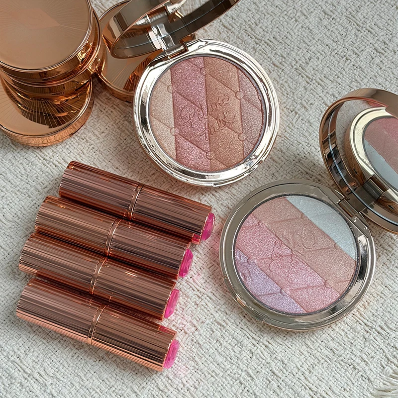 CT Highlight Blush Long-lasting Heart Shape Lipstick Natural Moisturizing Easy To Apply Makeup Concealer Cushion Foundation