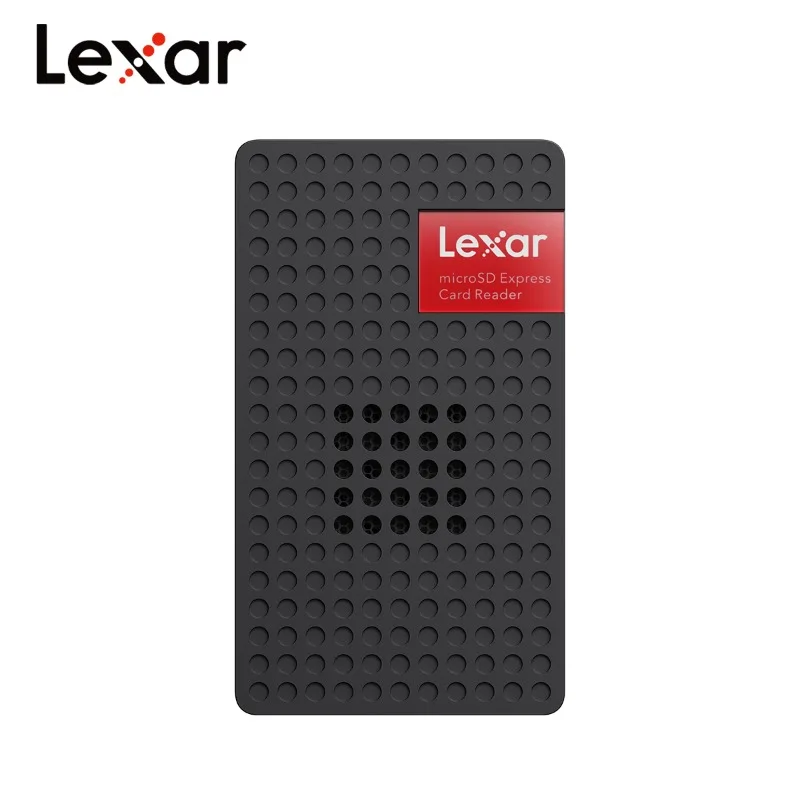 Lexar MicroSDXC Express Card Reader RW540 Built-in Fan PLAY PRO MicroSD Card Reader Max 900MB/s for Photo Transfer