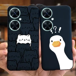 For Huawei Nova 11i 4G Case Luxury Liquid Silicone Bumper For Nova11i MAO-LX9 11 i Back Cover 2024 New Fashion Stylish Printed