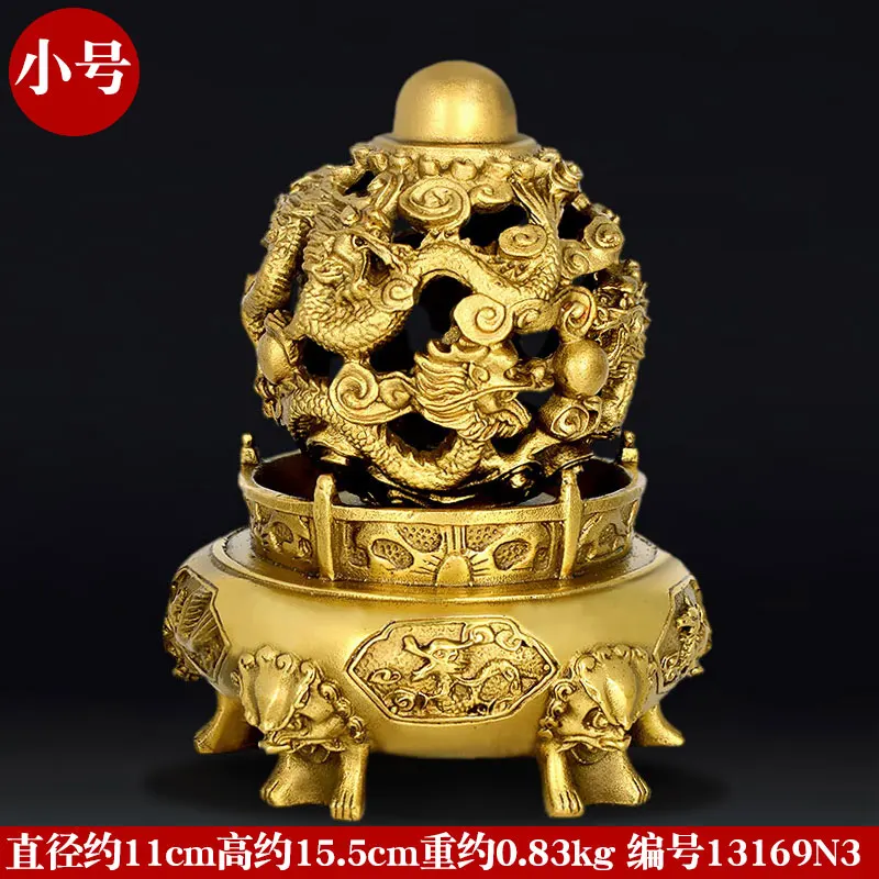 Copper Nine to Turn Things around Qinglongding Living Room Office Home Decoration Qiankun Ding Decoration Shop Opened Craft Gift