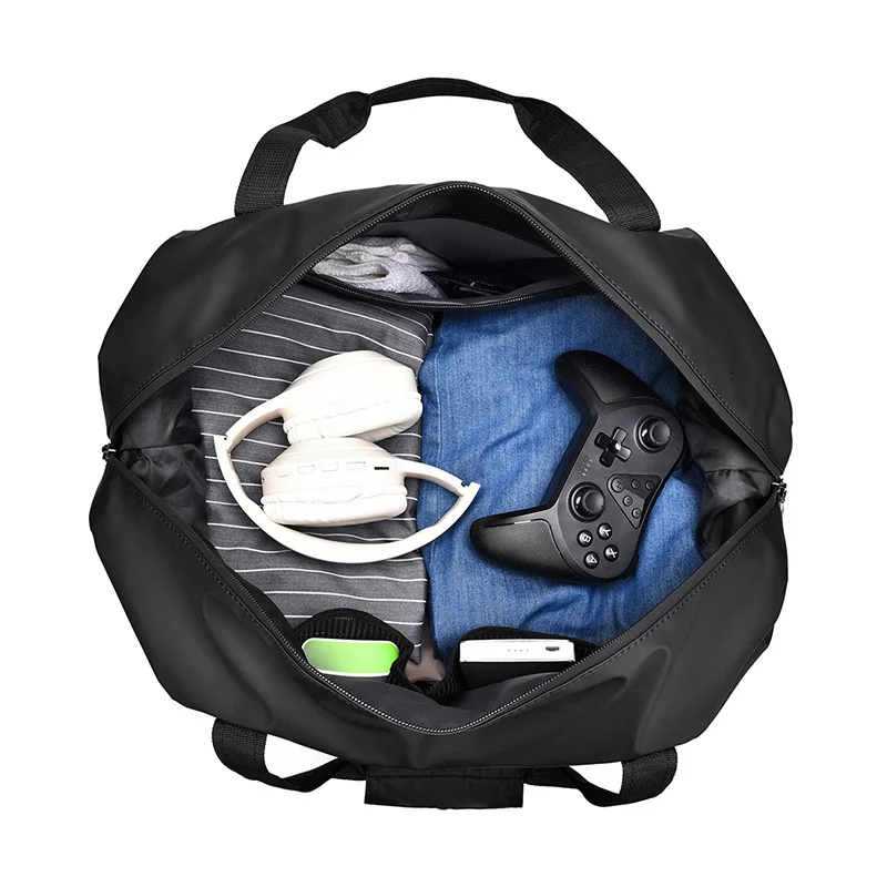 2026 جديد وصول حقائب السفر النايلون الفاخرة موضة الرجال سعة كبيرة الذكور حقائب كتف حقائب اليد الرجالية السفر واق من المطر حمل حقيبة #2