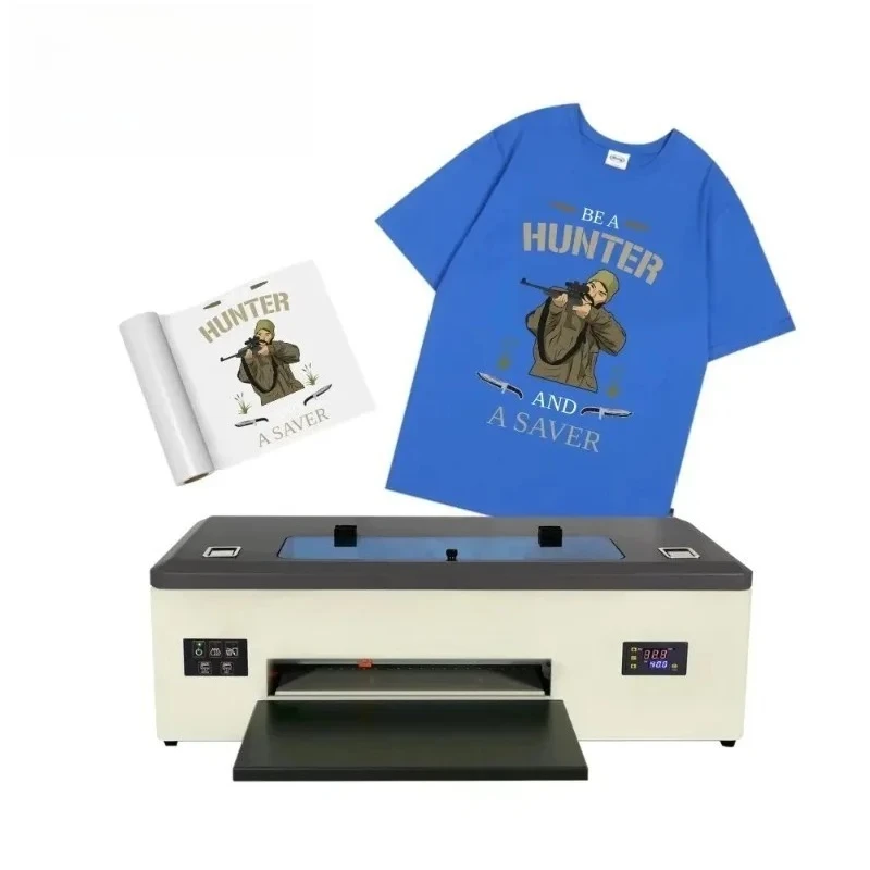 White Ink Heat Transfer Pet Film Inkjet A3 Dtf Printer Digital T Shirt Logo Printing Machine For Small Business