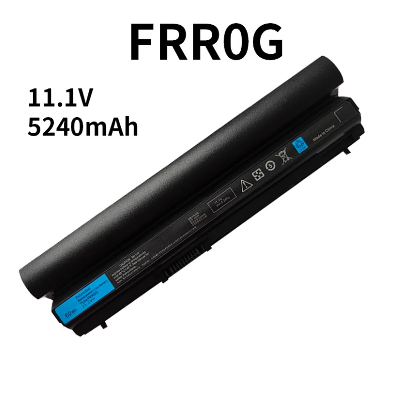 FRR0G 11.1V 5240mAh Laptop Battery for Dell Latitude E6120 E6220 E6430s Series Fit RFJMW FRR0G UJ499 TPHRG J79X4 7FF1K Y61CV