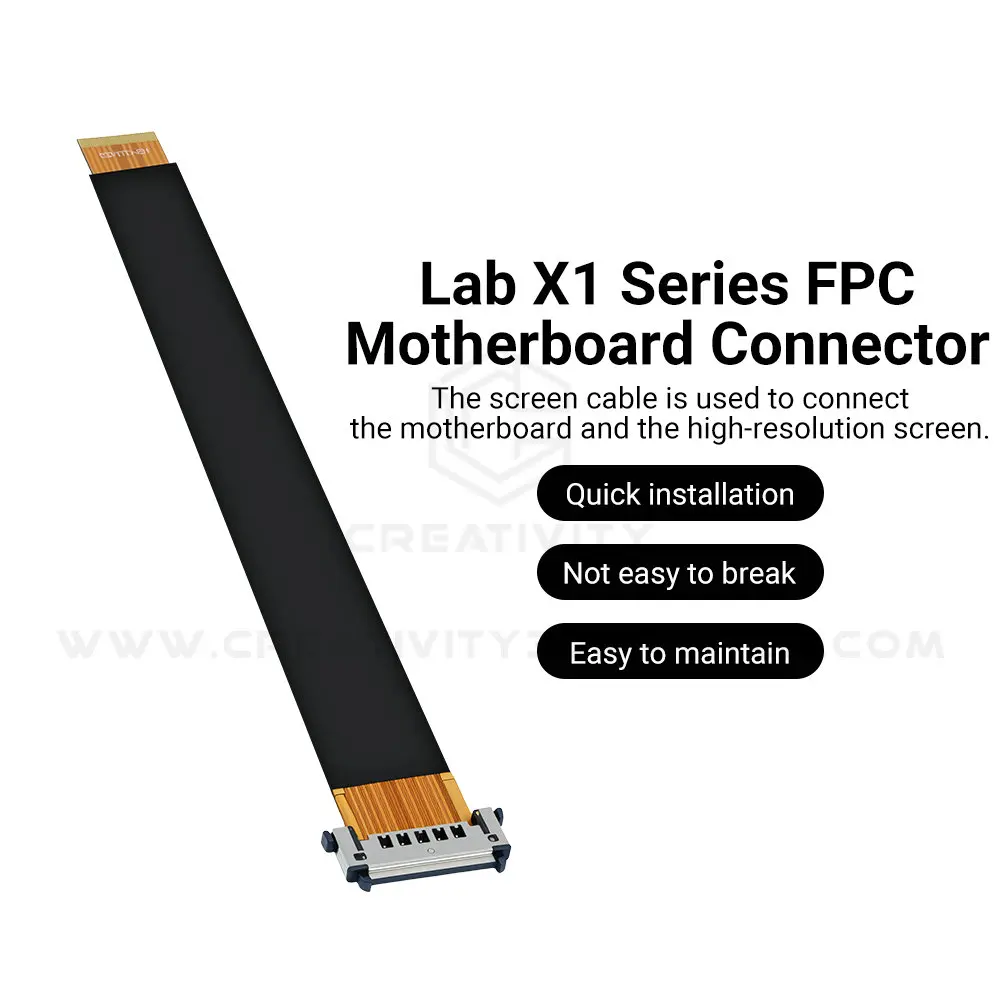 

Bambu Lab X1 Series FPC Connection Cable 33x265mm from Motherboard to Screen Display for Lab X1 X1C Essential 3D Printer Parts
