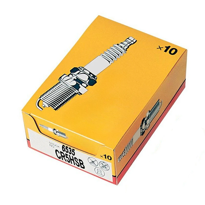 

10Pcs/Lot Motorcycle Spark Plug CR5HSB 6535 for YAMAHA HONDA KAWASAKI CR5HSA CR5HSB9 CR5HS U16FSRU U16FSRUB