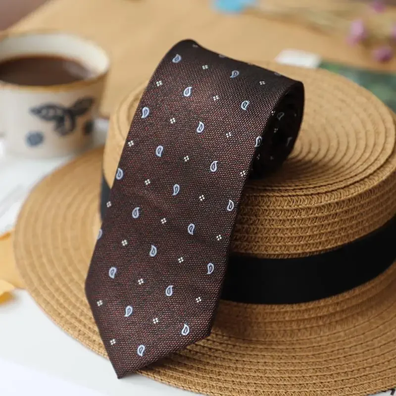 Corbata Retro para hombre, pañuelo cuadrado de lunares, traje francés, accesorios para boda, lugar de trabajo, 2024