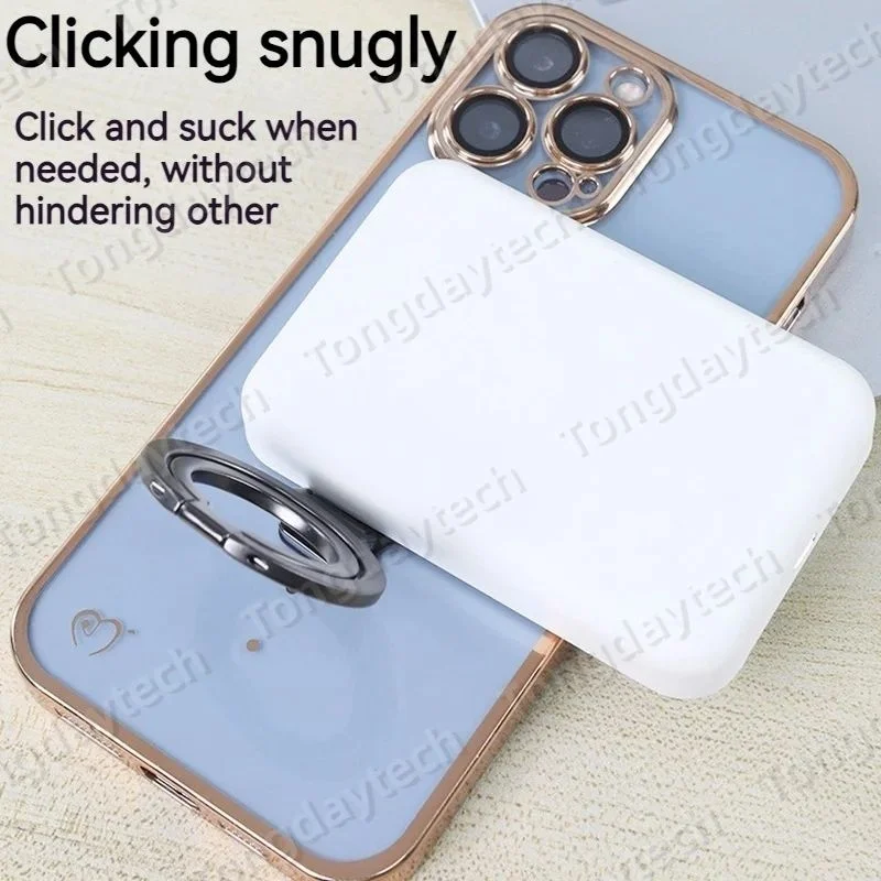 Soporte de anillo Universal para iPhone 15 14 Pro Max soporte magnético para coche soporte giratorio para teléfono trasero