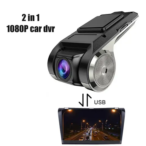 Caméra DVR de voiture HD 1080P, Android, enregistreur vidéo USB, capteur G, vision nocturne, caméra de tableau de bord, grand angle 170 °, enregistreurs de voiture