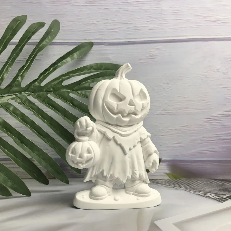 Halloween Lantern Decoration Decoration Cement Plaster Mold DIY Silicone Mold Cake Decoration Accessories Silicone Molds