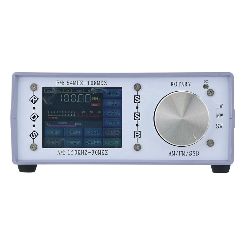 ATS25-Desk SI4732 All Band Radio Receiver FM/SSB/SW/MW/LW Full Band Radio W/ Touch Screen