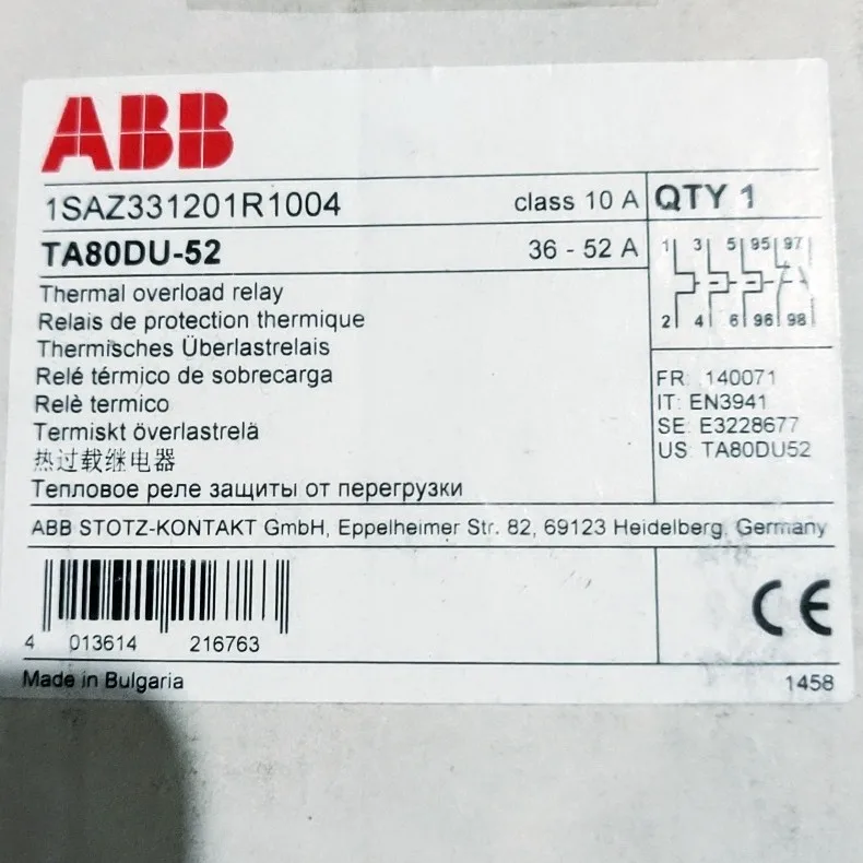ABB TA80DU-52 36-52A