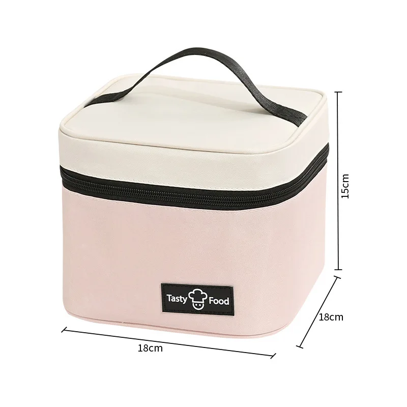 Neue Tragetasche, Kühler, Lunchtaschen, tragbar, für Picknick, Büro, Schule, Isoliertasche mit Schultergurt – Detail 11