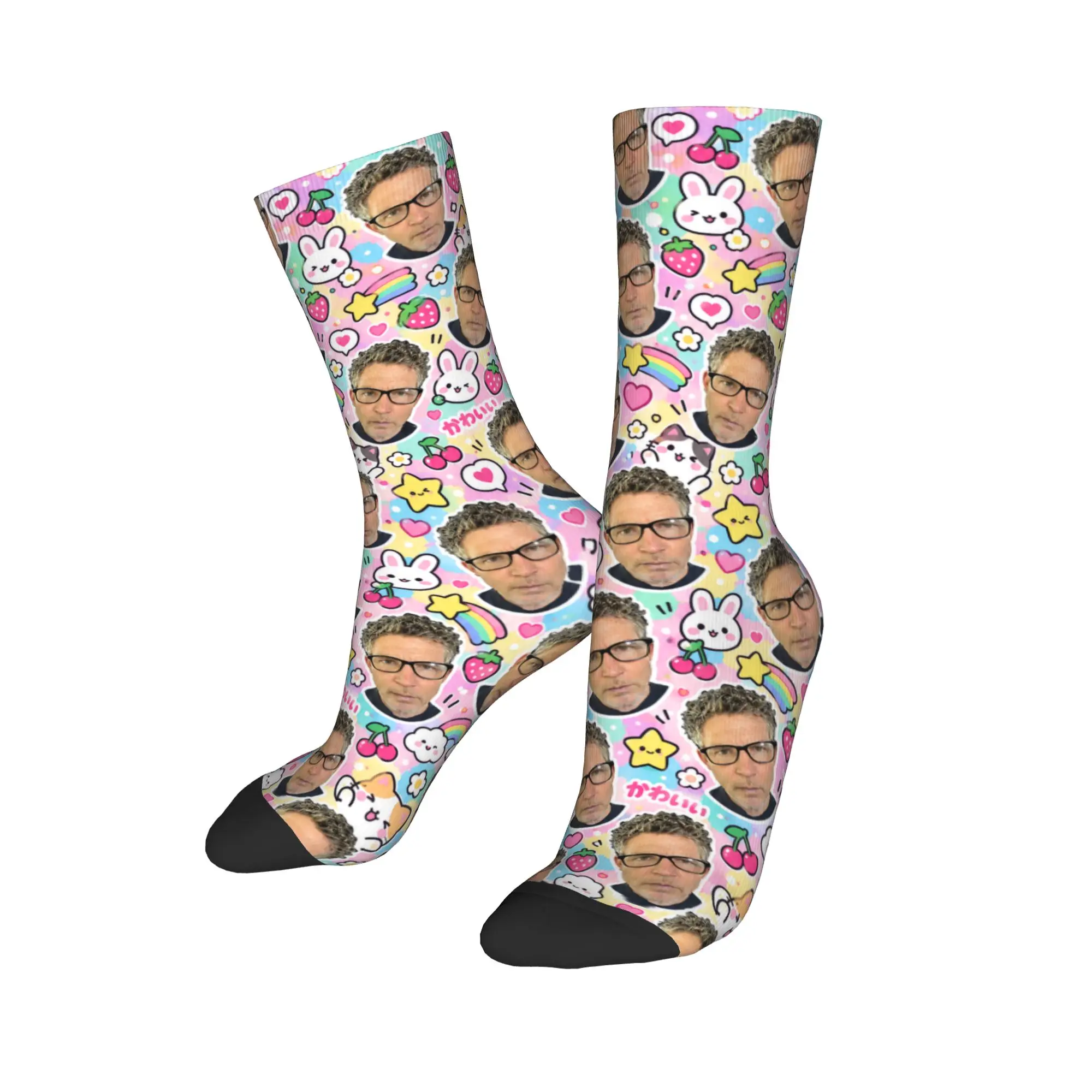 The Pitt Dr. Jack Abbott Socks  Harajuku Stockings Unisex Men High Quality Outdoor Socks Winter Pattern Anti Slip Socks