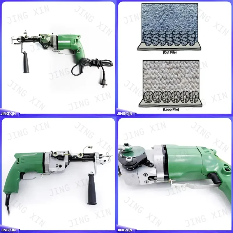 custom for Electric Hand Tufting Gun Rug Making Machine Cut Pile Loop Pile Carpet Weaver Tool DIY Craft Supplies